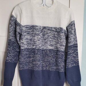 NWOT Blue and White Sweater
